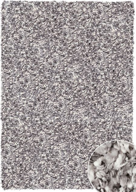 Twilight Rugs White Silver 6699