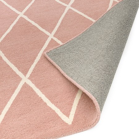 Albany Diamond Rug Pink