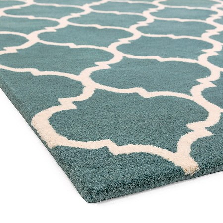 Albany Ogee Duck Egg Rug