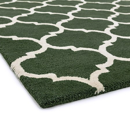 Albany Ogee Green Rug