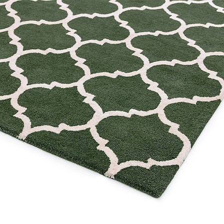 Albany Ogee Green Rug