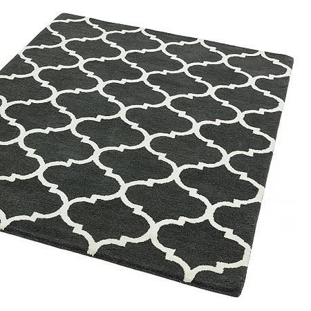 Albany Ogee Charcoal Rug