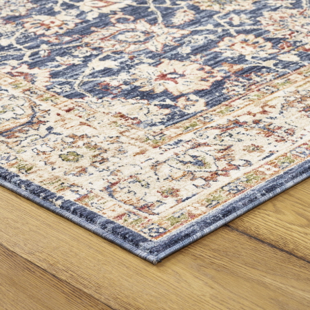 Alhambra Runner 6549A Dark Blue/Ivory