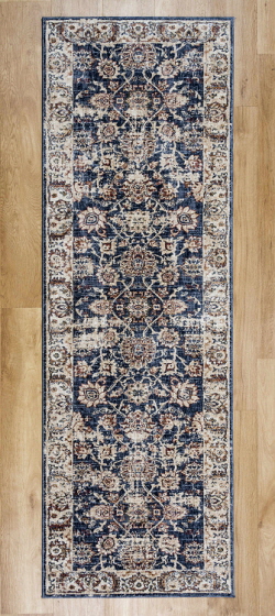 Alhambra Runner 6549A Dark Blue/Ivory