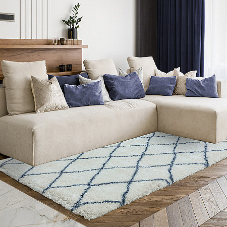 Alto Rug AL03 Cream Blue