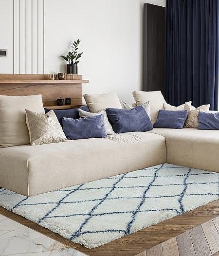 Alto Rug AL03 Cream Blue