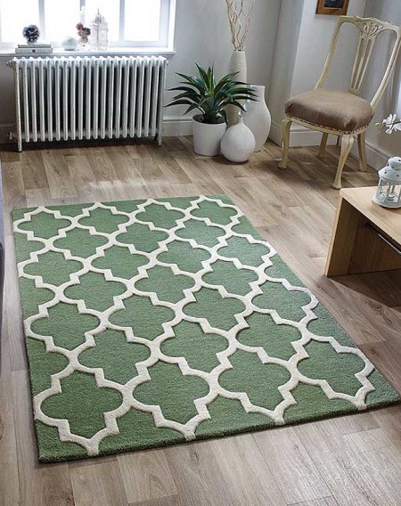 Arabesque Sage Green Rug