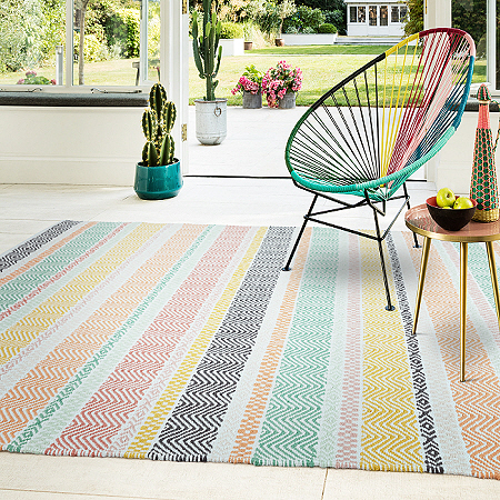 Boardwalk Rug Pastel Multi