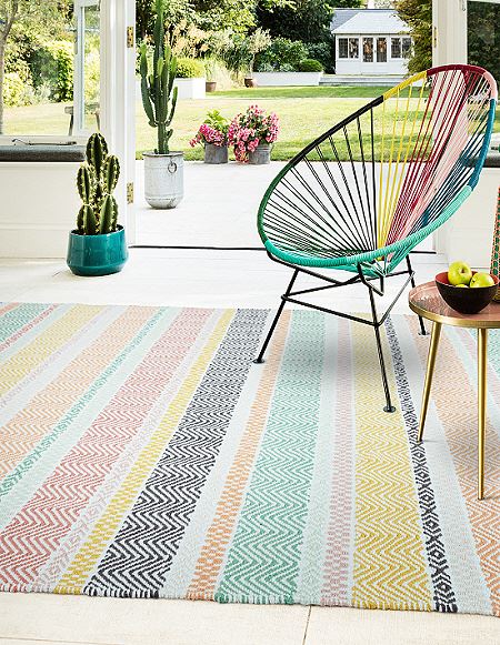 Boardwalk Rug Pastel Multi