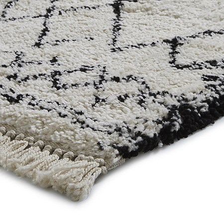 Boho Rugs 5402 Black White