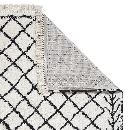 Boho Rugs 7043 White Black