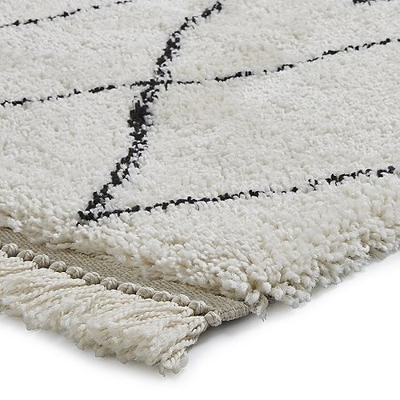 Boho Rugs 8280 White Black