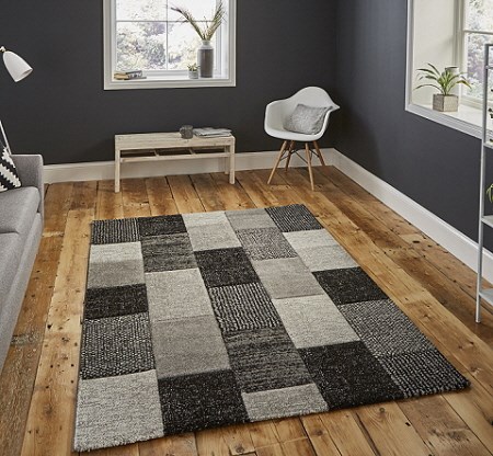 Brooklyn Rugs 21830 Grey Black