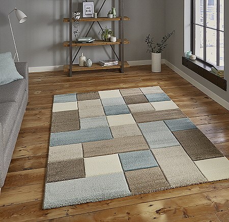 Brooklyn Rugs 646 Beige Blue