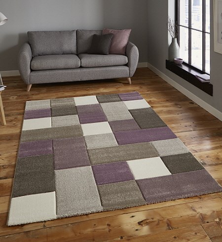 Brooklyn Rugs 646 Beige Purple