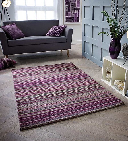 Carter Rugs Berry Stripe