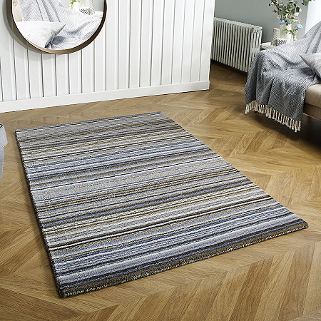 Carter Rugs Grey Stripe