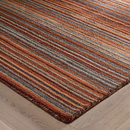 Carter Rugs Rust Stripe