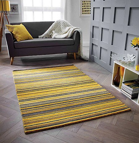 Carter Rugs Ochre Stripe