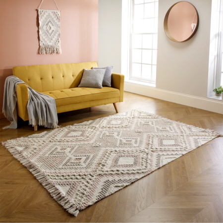 Catalina Rugs Blush Pink