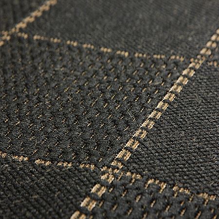 Checked Flatweave Rugs Black