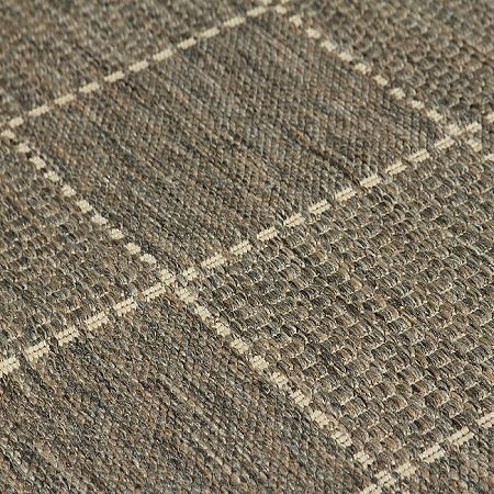 Checked Flatweave Rugs Grey