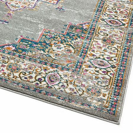 Colt Rug CL02 Medallion Grey