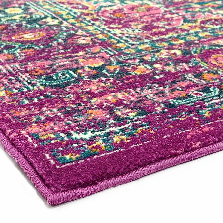 Colt Rug CL04 Medallion Fuchsia