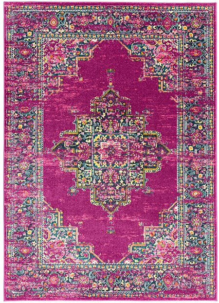 Colt Rug CL04 Medallion Fuchsia