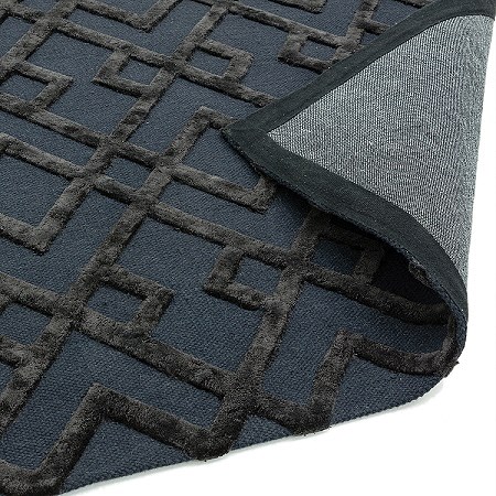 Dixon Rug Black Trellis