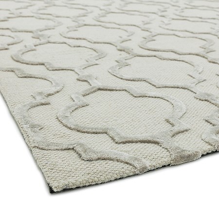 Dixon Rug Grey Ogee