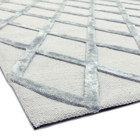 Dixon Rug Silver Diamond