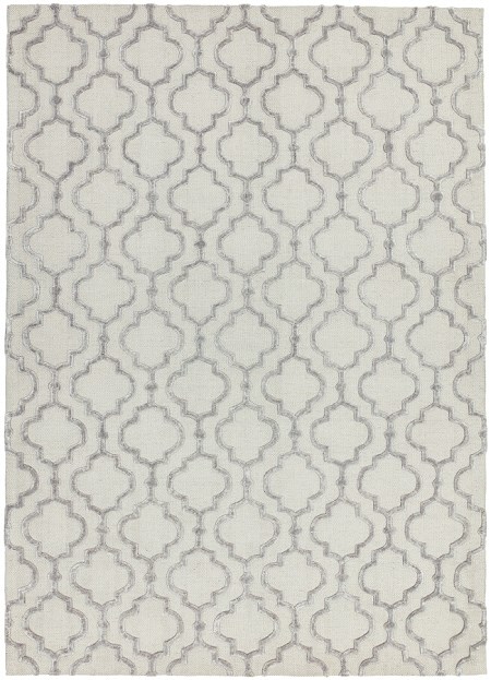 Dixon Rug Grey Ogee