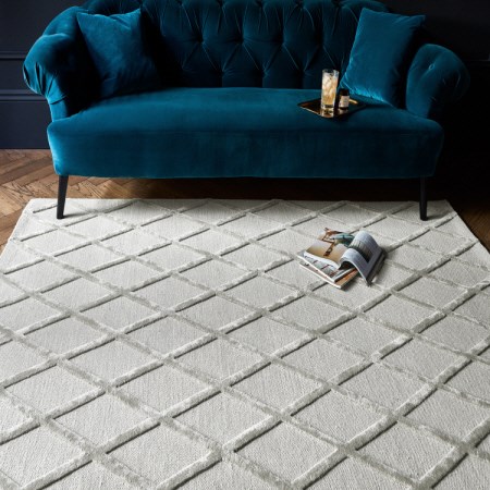 Dixon Rug Silver Diamond