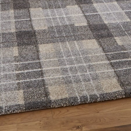 Elegant Grey Rug 4890