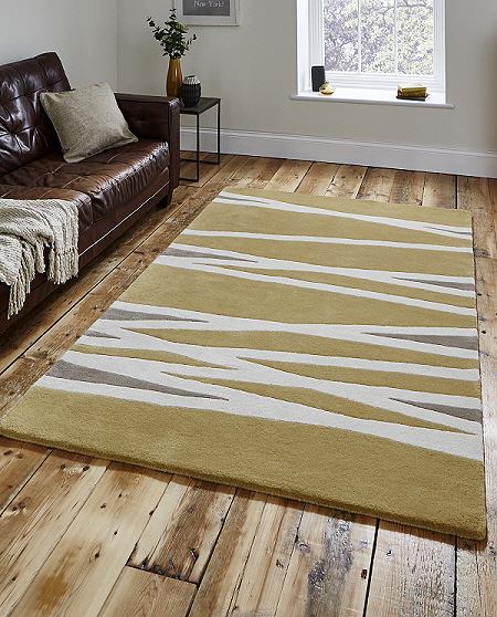 Elements Rug EL61 Yellow