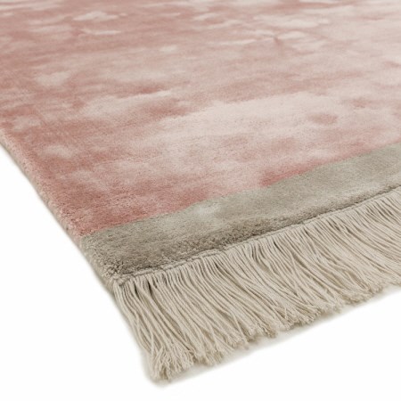 Elgin Rug Pink Silver