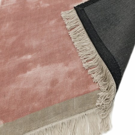 Elgin Rug Pink Silver