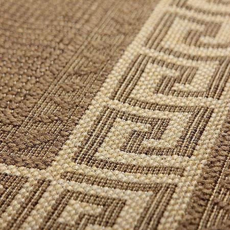 Greek Key Flatweave Runner Natural