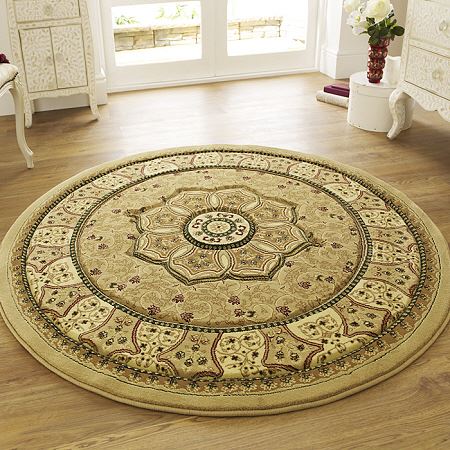 Heritage Circle Rug 4400 Beige