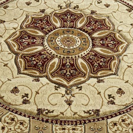 Heritage Circle Rug 4400 Cream Red