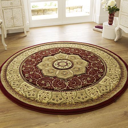 Heritage Circle Rug 4400 Red