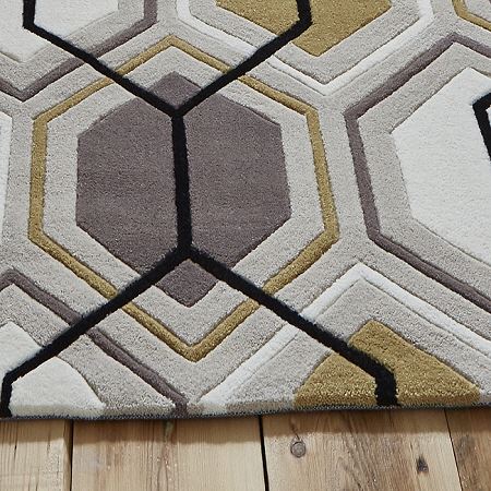 Hong Kong Rugs 7526 Beige Yellow