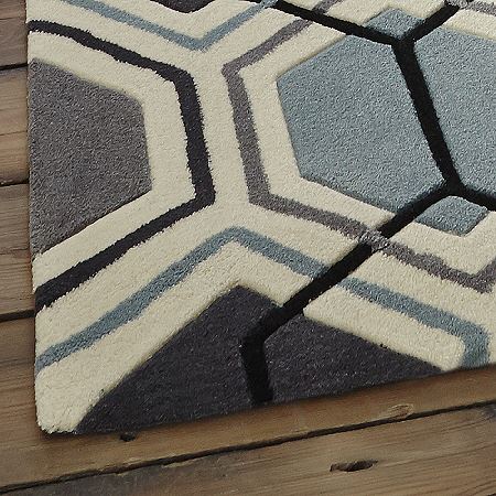 Hong Kong Rugs 7526 Grey Blue