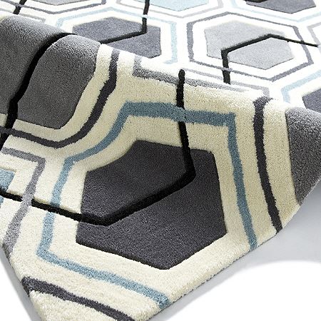 Hong Kong Rugs 7526 Grey Blue