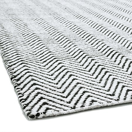 Ives Rug Black White