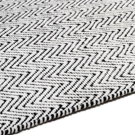 Ives Rug Black White