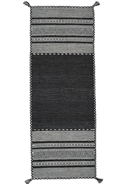 Kelim Charcoal Runner