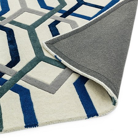 Matrix Rugs Hexagon White MAX65