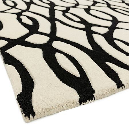 Matrix Rugs MAX35 Wire White Black